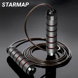 1PCS The New Jump Rope Steel Wire Skipping Exercise Adjustable Jumping Fitness Workout Training Home Sport Equipment Tangle-Free