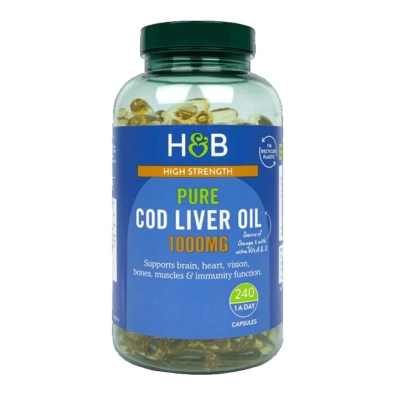 

COD LIVER OIL 1000 MG 240 Capsules EXP 10/2025