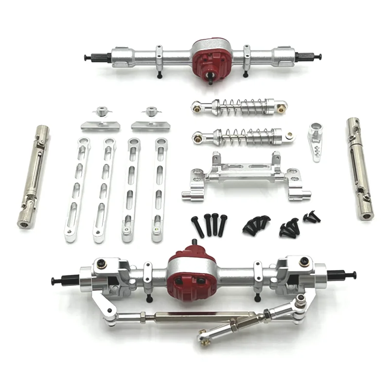 Metal Upgrade, Front And Rear Assemblies, Kit, For MN Model 1/12 MN82 LC79 MN78 RC Car Parts