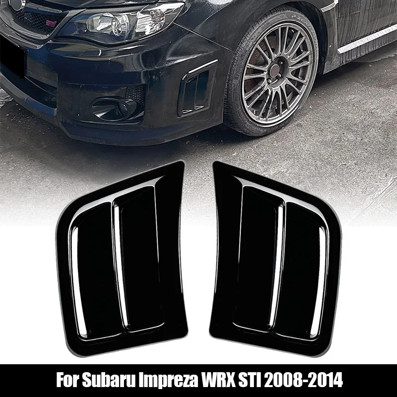 

1 Pair Car Front Bumper Side Air Vent Cover Fender Intake Frame Trim For Subaru Impreza WRX STI 2008 2009 2010 2011 2012-2014