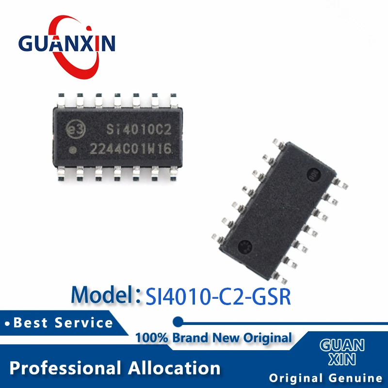 

100% New SI4010-C2-GSR SOIC-14 Marking Si4010C2 SI4010