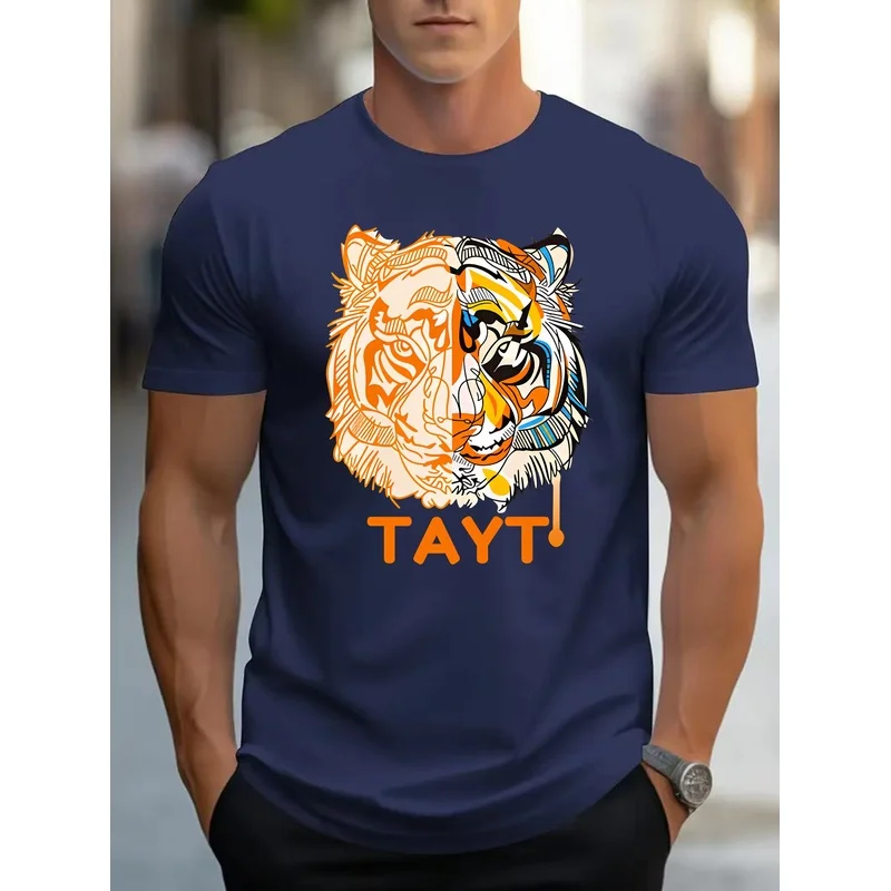 Men'S T-Shirt, New Men'S Summer Short-Sleeve 