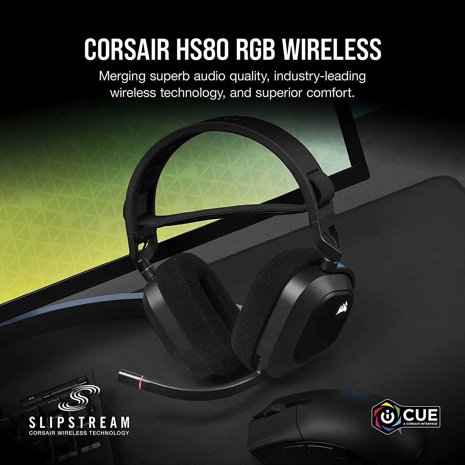 مراجعة شاملة لسماعة CORSAIR HS80 RGB اللاسلكية: الأداء المتميز في الألعاب والعمل