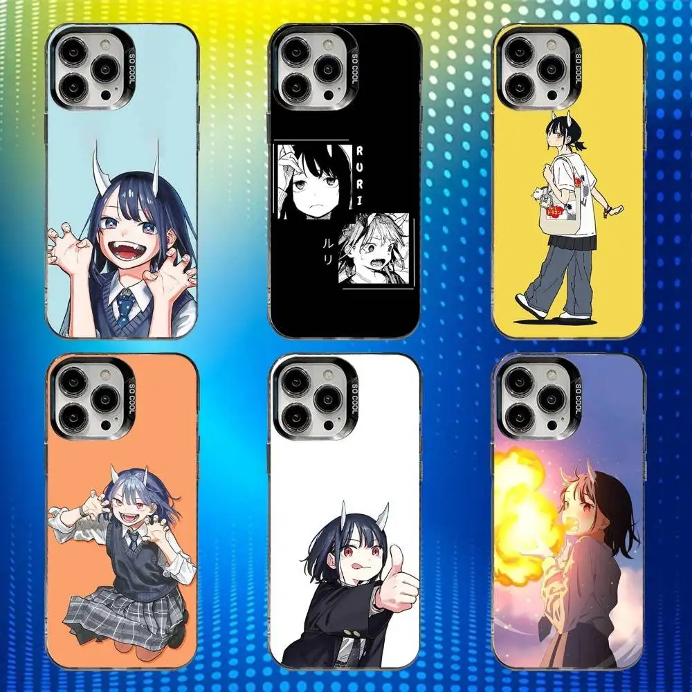 

Anime Ruri Dragon Phone Case For iPhone 16,15,14,13,12,11,Mini,Pro,SE,MAX White Matte Shockproof Cover