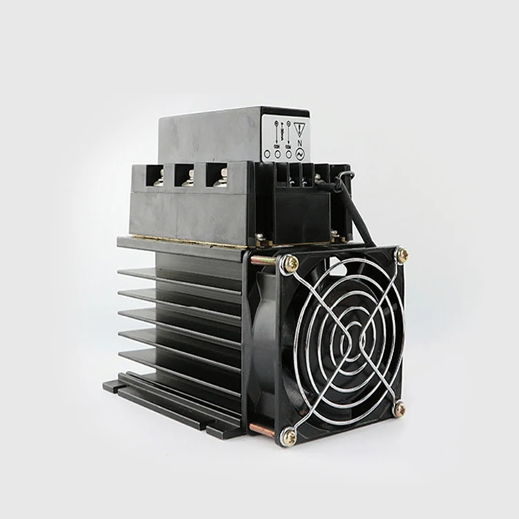 جدار جبل 4-20mA 0-10VDC ثلاث مراحل 380VAC مروحة الثايرستور SCR منظم الطاقة فرن التدفئة الكهربائية المراقب المالي