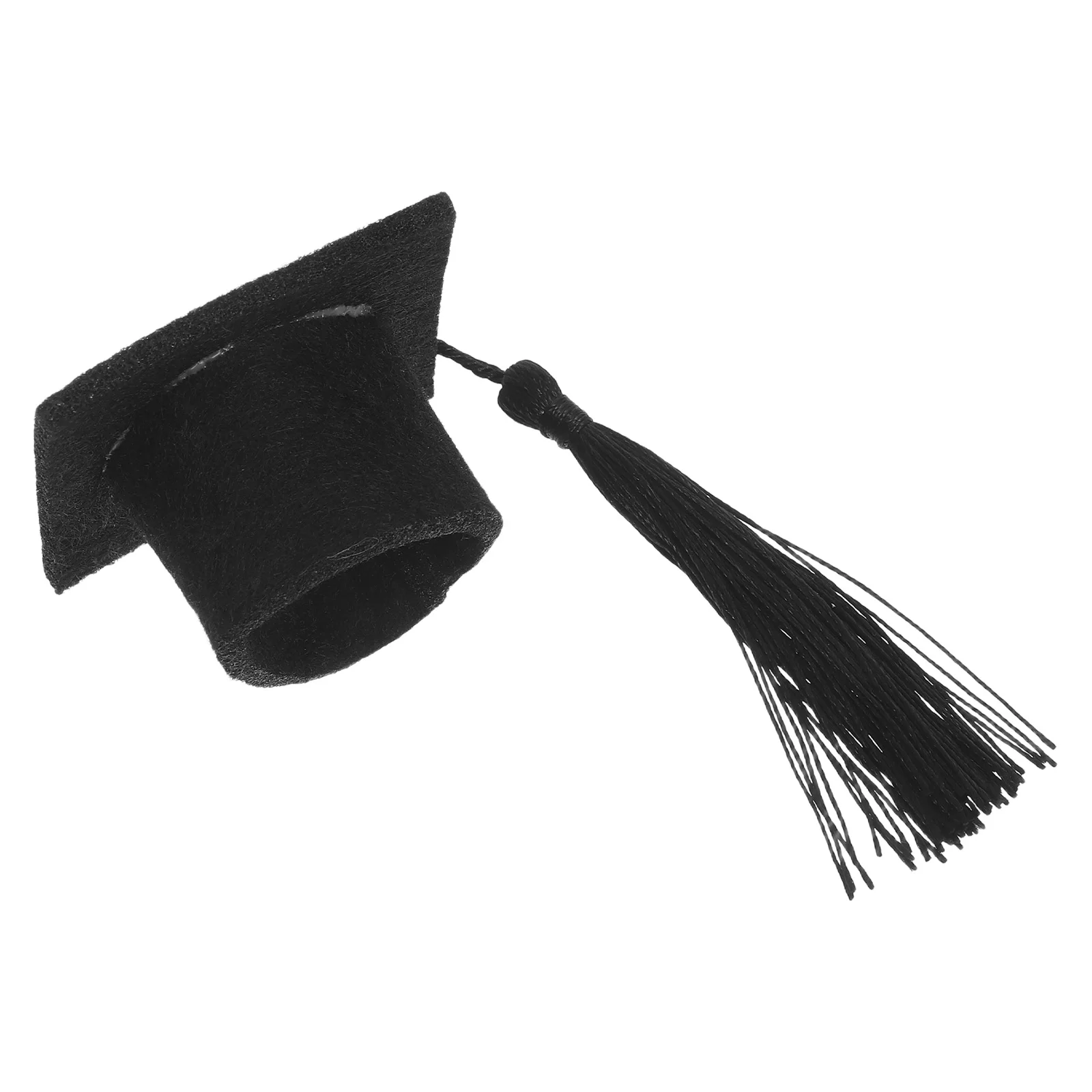 

Mini Doctorial Hat Tassel Cap Bottle Decoration Table Decorations Bright Color Tear Resistant Fabric Christmas Party