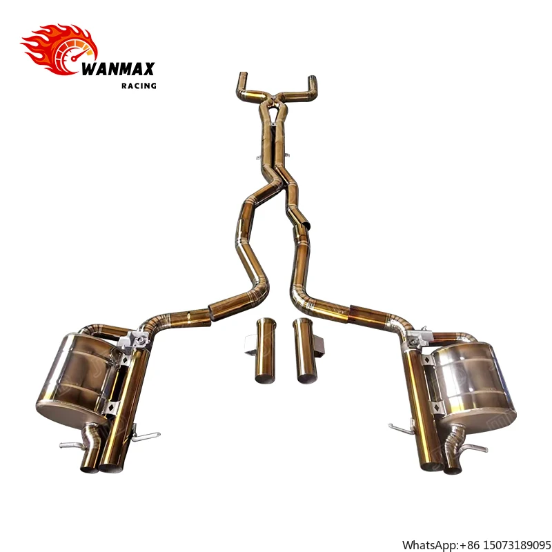 

Valvetronic Titanium Exhaust System for W205 C63 Valved Sport Exhaust System 2015-2023