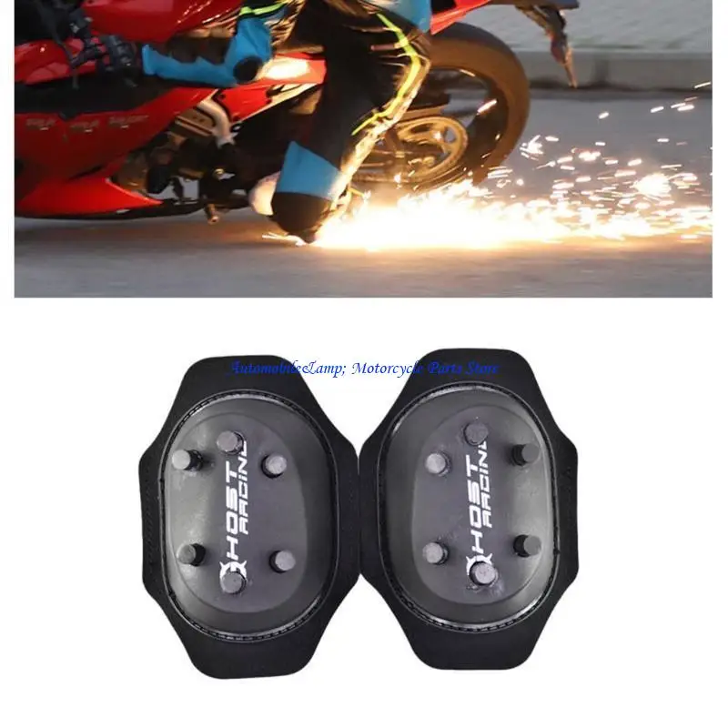 

H7BD 2Pcs Cycling Knee Protector Motorcycle Knee Pads Novel Slider Grinding Knee Bag Bending Artifact Grinding Bag