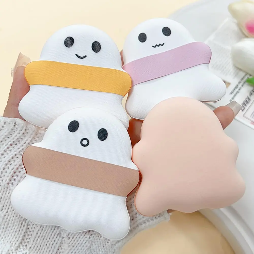 6Pcs Ghost Powder Puff Makeup Sponge Wet and Dry Powder Puff Pink Yellow Brown Ghost Makeup Puff Wet Makeup Puff Makeup Puffs  ﻿