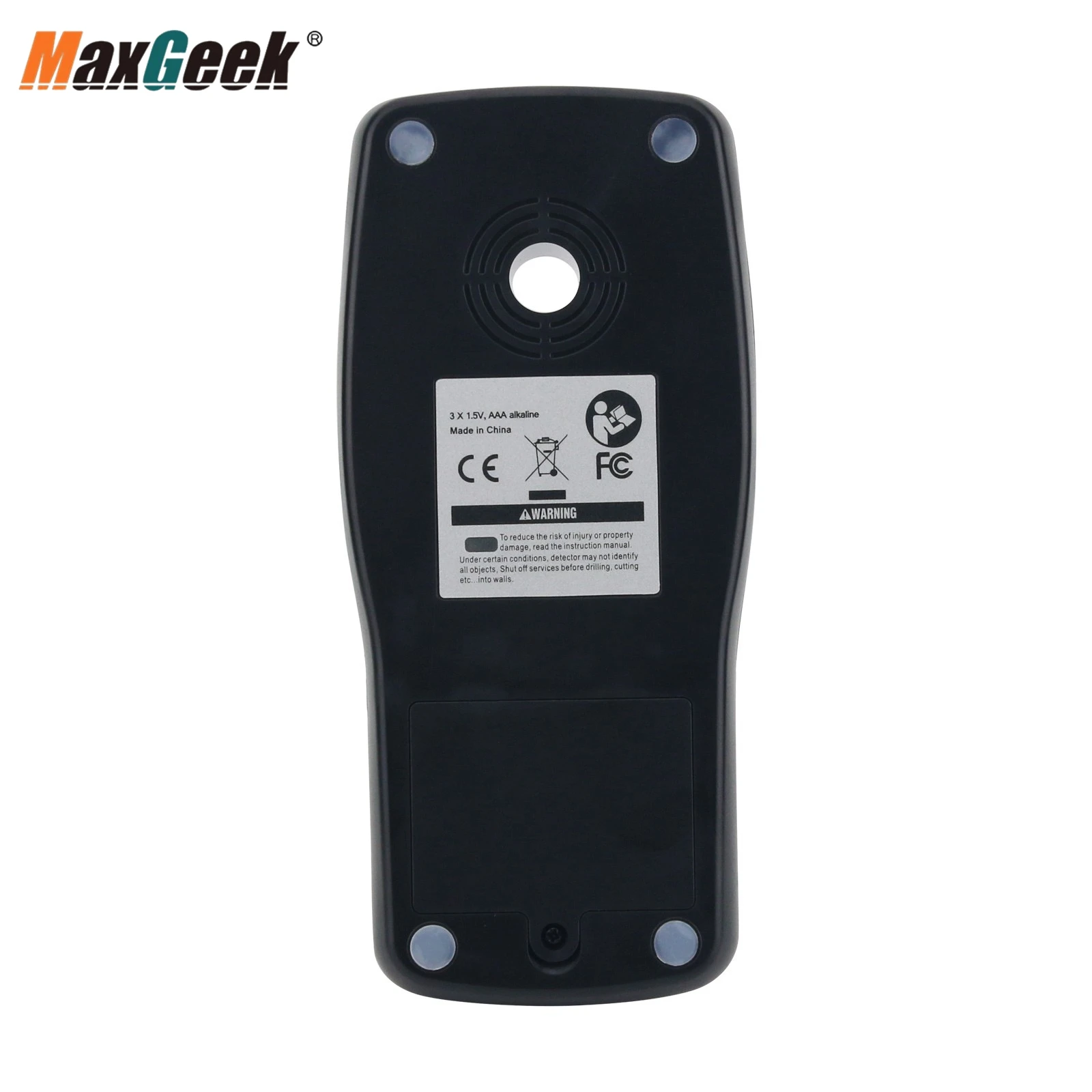 Maxgeek WS120 (WS-120) Wall Scanner Digital Stud Finder Detects Live Wires Water Pipes and Metal Materials