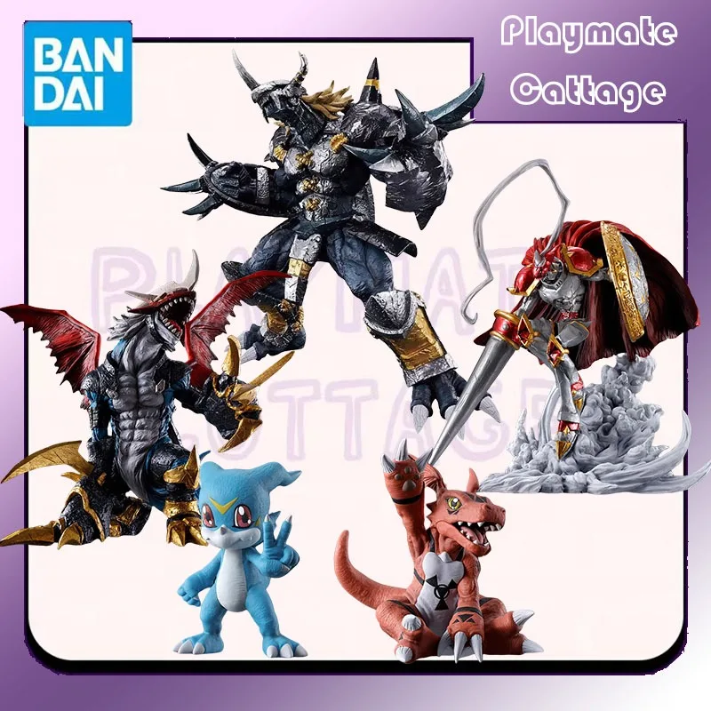 

BANDAI Original BANPRESTO Ichiban Kuji Digimon Adventure Imperialdramon Gallantmon Black War Greymon Anime Figure Model Toy Gift