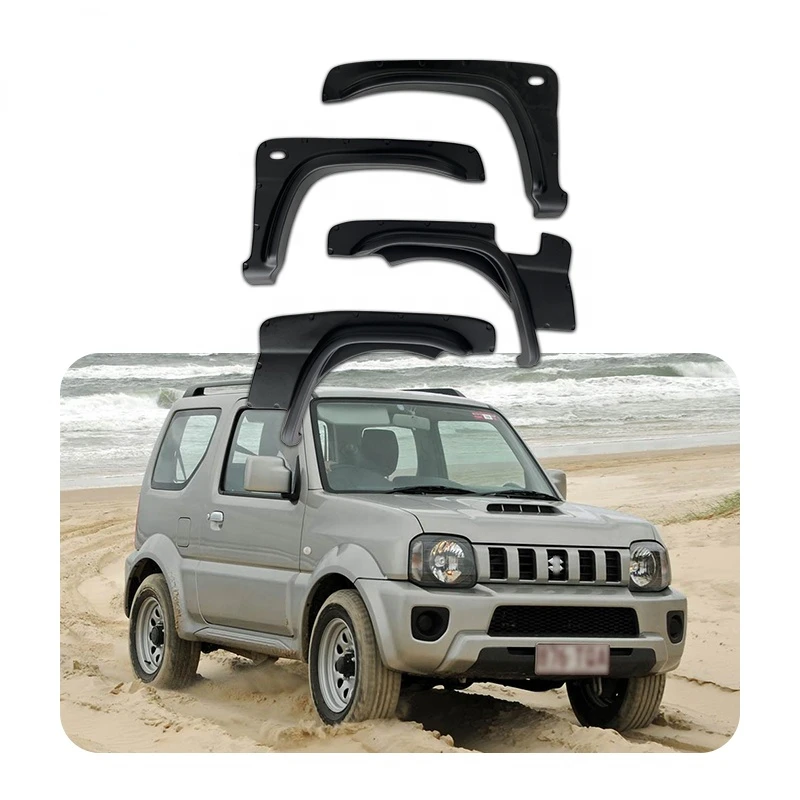 

ABS 4x4 Fender Flare for JIMNY 2015-2017 Matte Black wheel arch pocket style 2016 Other Exterior Accessories