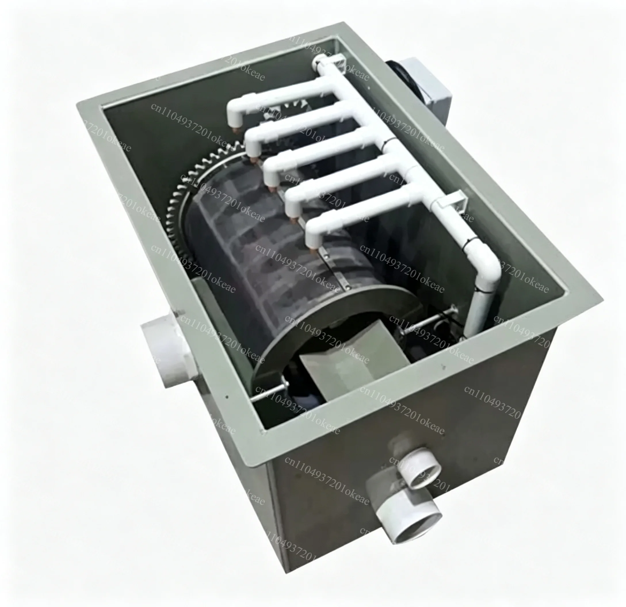 Rotary Drum Microfilter, Fish Pond Filtration Equipment, Automatic Backwash Small Large Box Filter for Aquaculture & Koi Pond