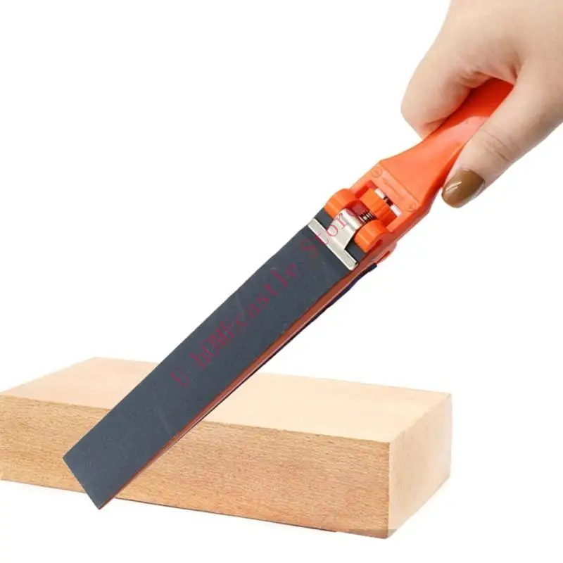 

63HF Reliable Handheld Sandpaper Polished Rod Clamp Ruler Abrasive Tools Useful Handy Tool Great for Accurate Sanding Jewelry