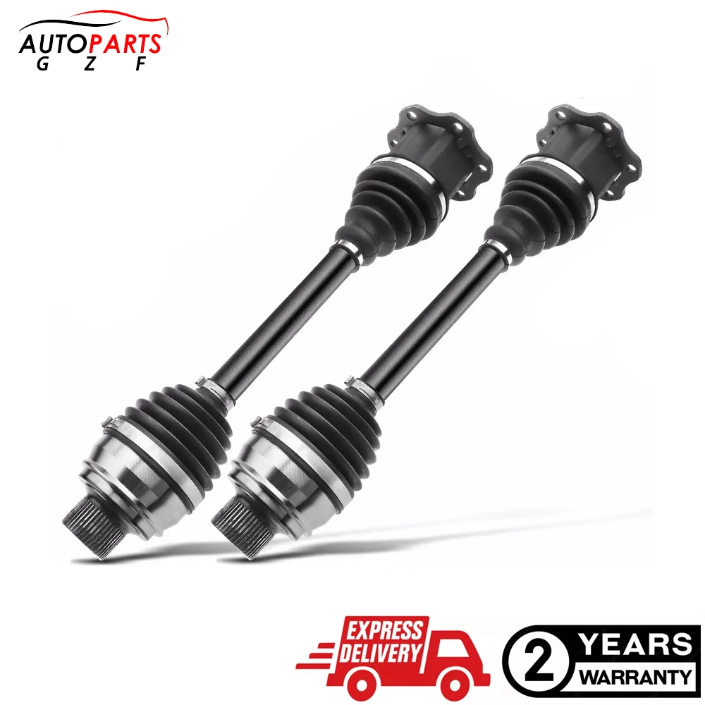 2x Front Left & Right CV Axle Assembly for Audi Q7 2015-2022 Q8 Automatic Trans.