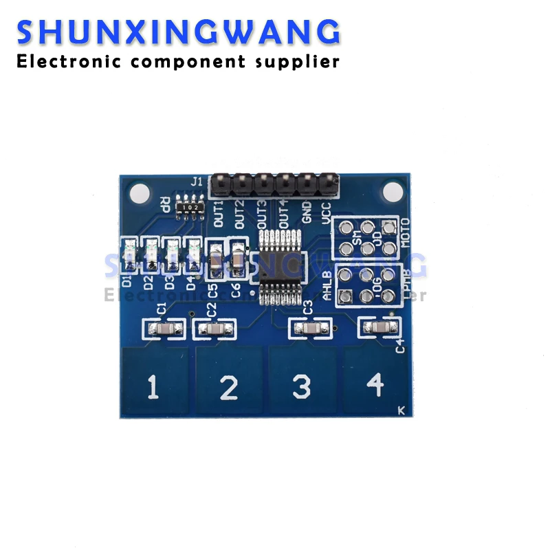 TTP224 4 Channel Digital Switch Touch Sensor Capacitive Switch Module Button TTP224 4 Way Touch Sensors Module