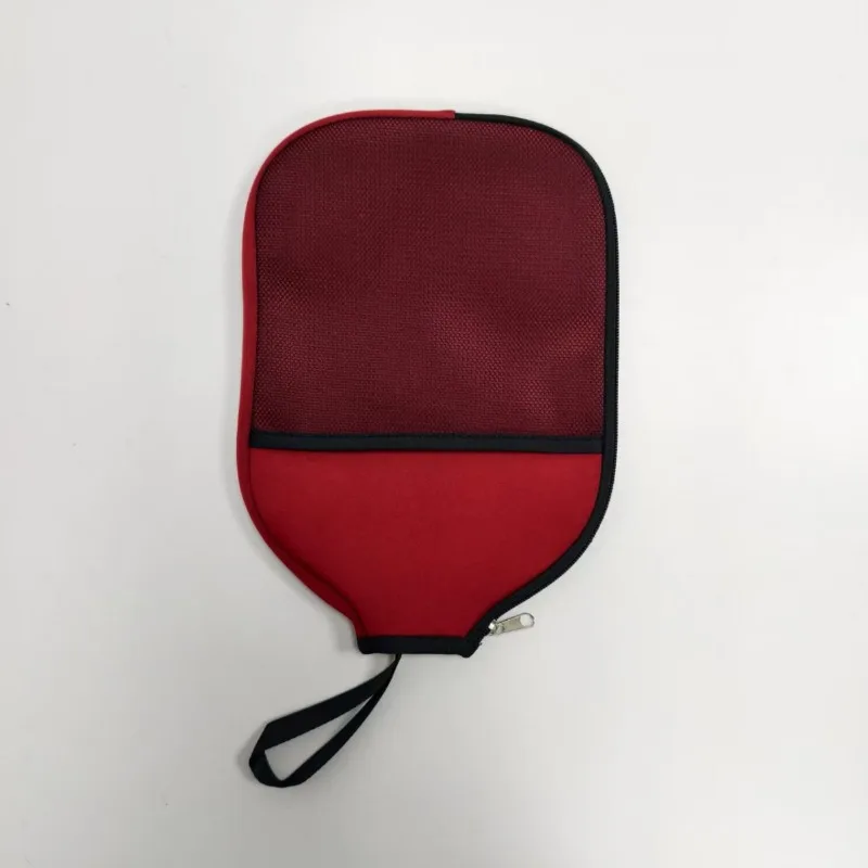 Neoprene Racket Protective Cover Pickleball Paddle Sleeve with Mesh Pocket Handle Storage Organizer Carry Bag Pickleball Bag
