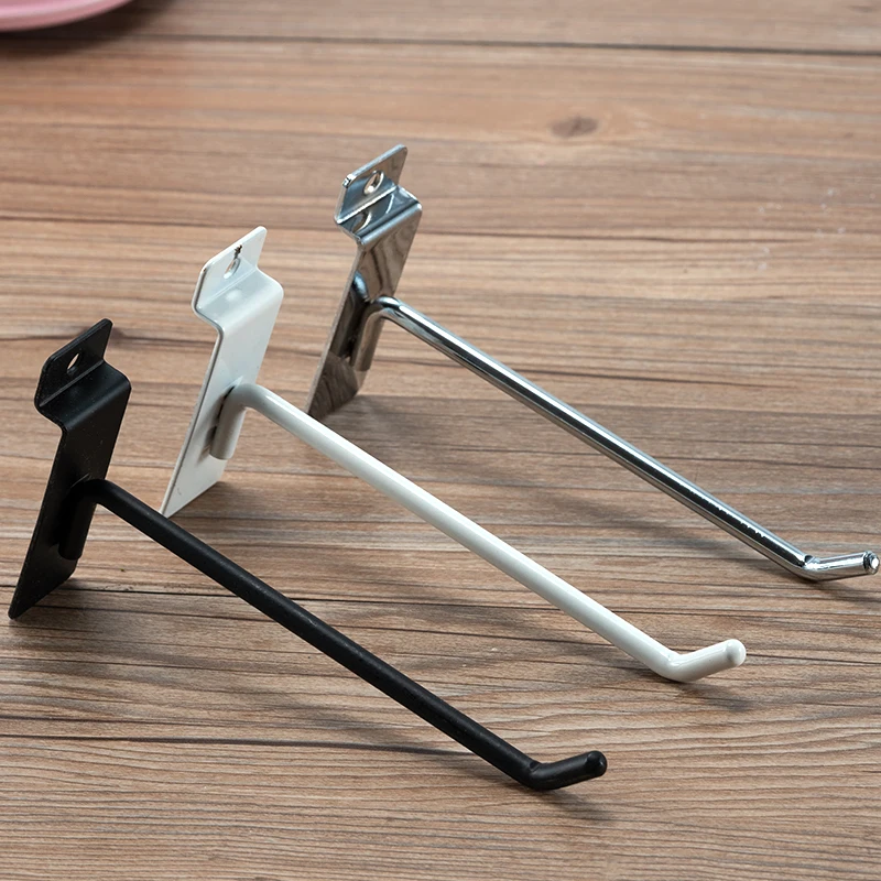 

customized.Cheap price metal hook silver hook retail shop slatwall hook hanger