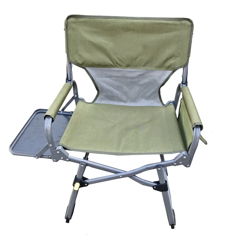 Outdoor Portable Director's Chair Fun Original Folding Fishing Camping Back Leisure Chair Self-driving Tour Wide