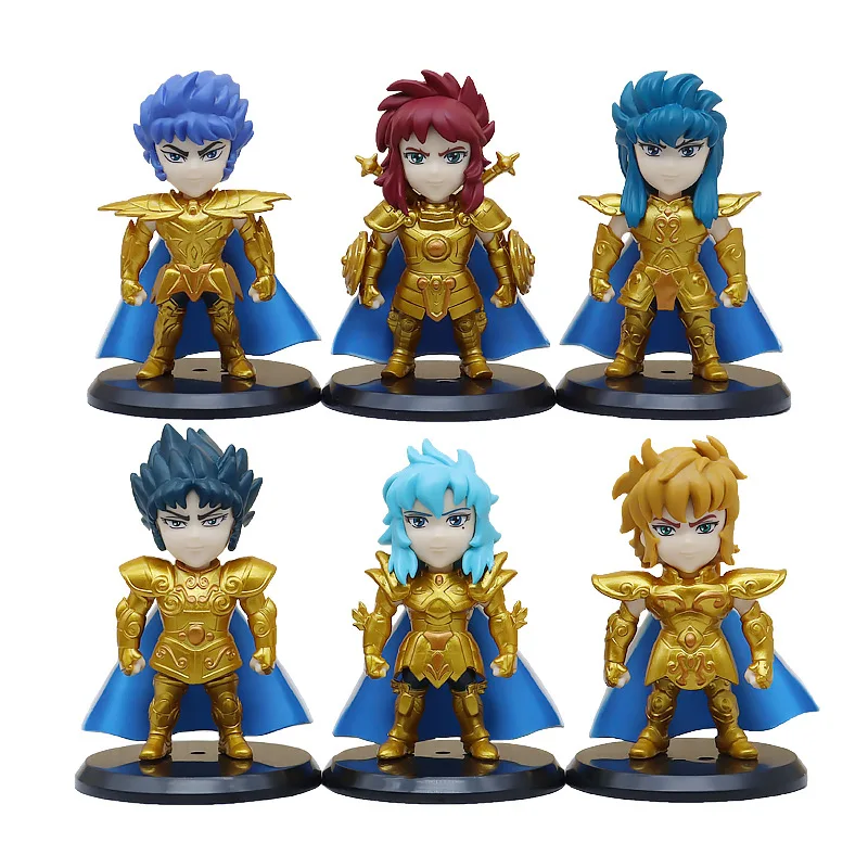 11cm Saint Seiya Shiryu Phoenix Ikki Aphrodite Aldebaran Aiolos Anime Action Figure Figurine Collection Model Doll Toys Gift