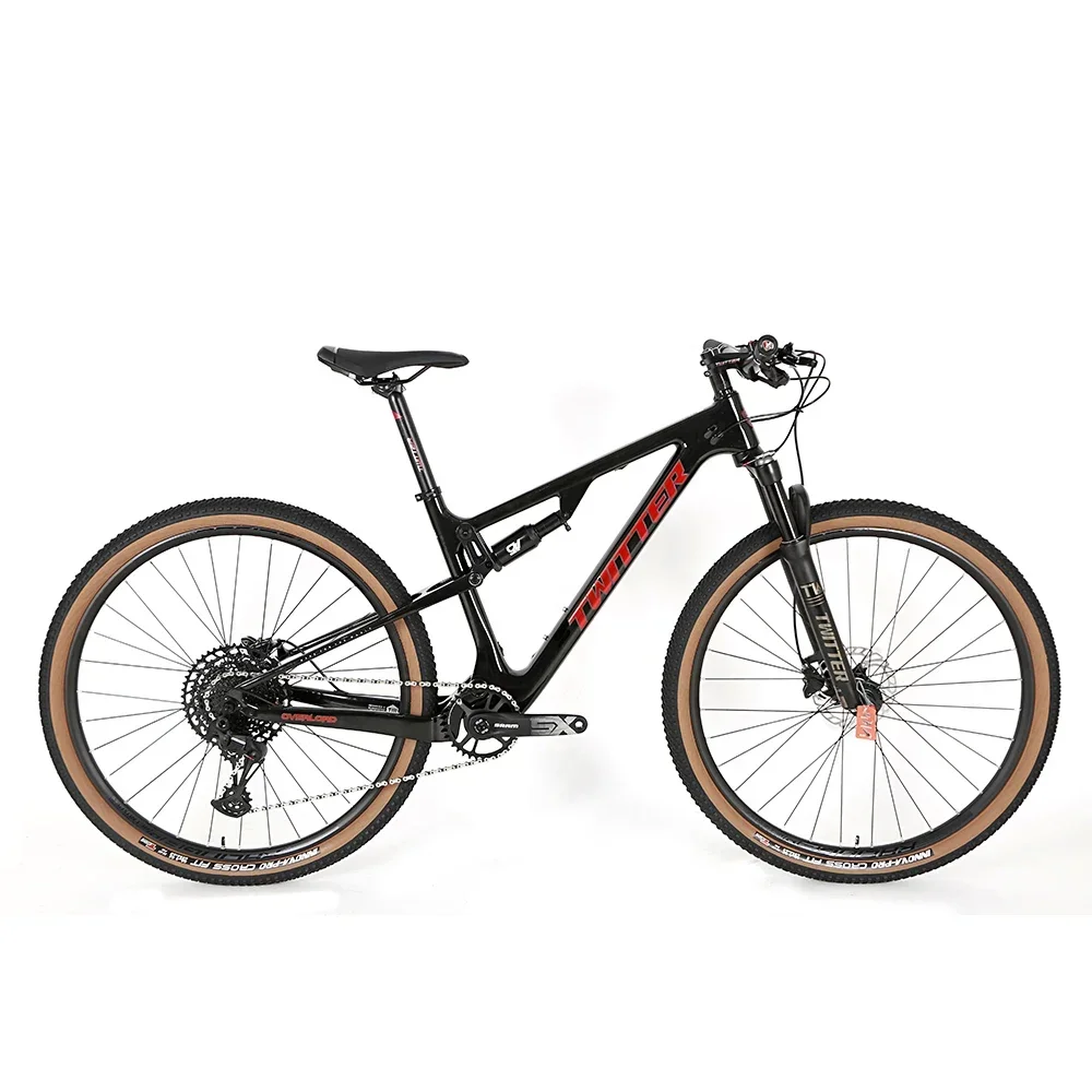 TWITETR OVERLORD M6100-12S 27.5/29er wheel AM class T900full suspension carbon fiber off-road mountain bike hydraulic disc brake