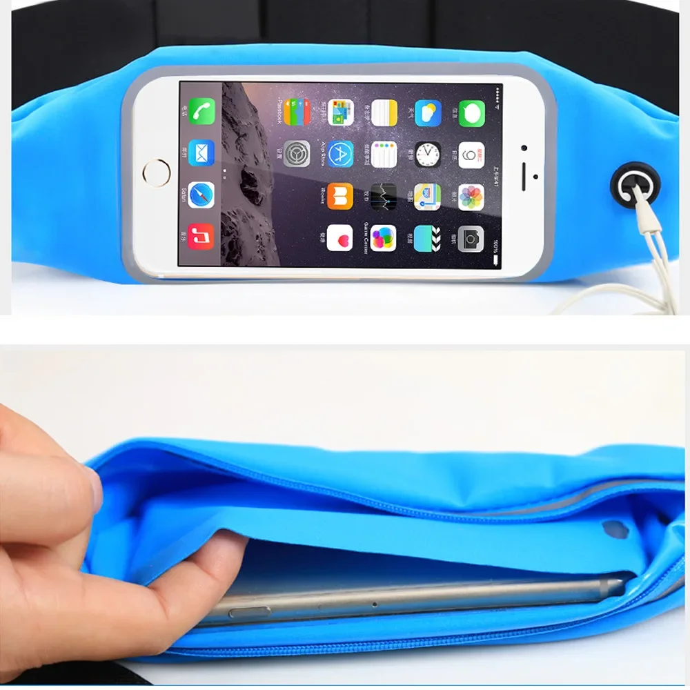 Belt Bag Mobile Phone Bag for Running Touch Screen Run Jogging Bag Waterproof Women Sports Waist Fanny Pack Sport Accessories