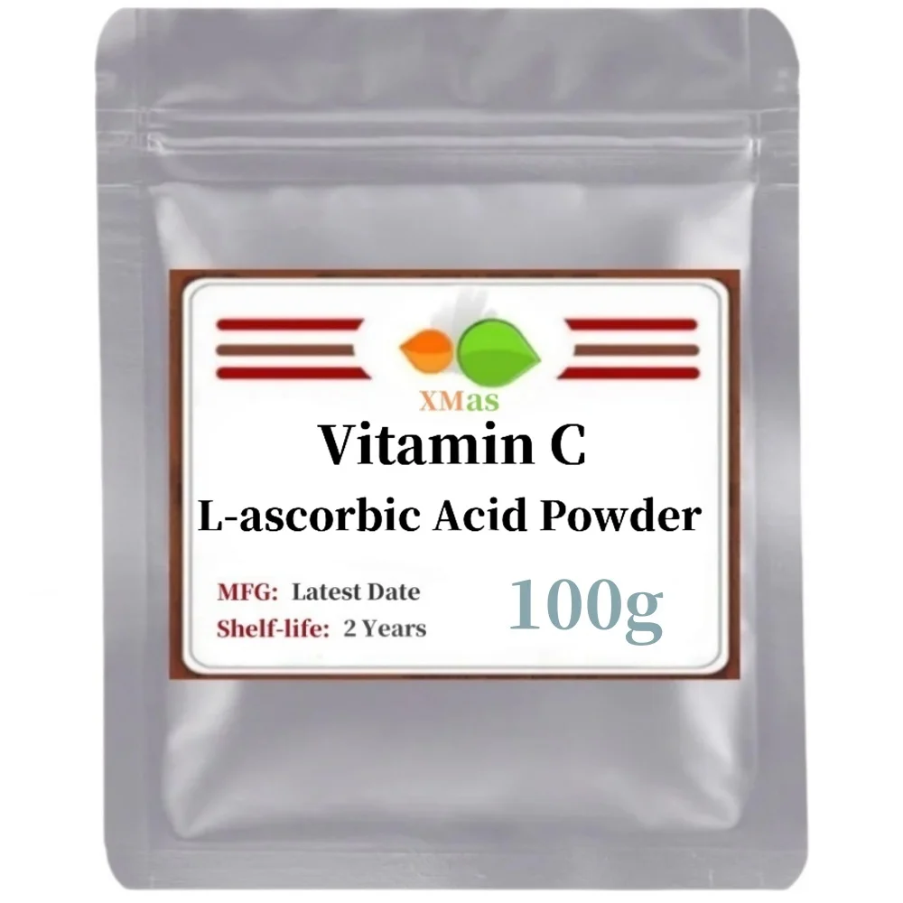 50-1000g Pure Vitamin C Powder, L-ascorbic Acid For Skin Care Whitening