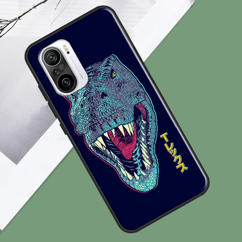 حافظة تي ريكس ديناصور تيرانوصور لهاتف شاومي 13 14 15 Ultra 13T 14T 15T Pro 17 Pro Max POCO F7 F5 F6 X5 X6 X7 Pro #6