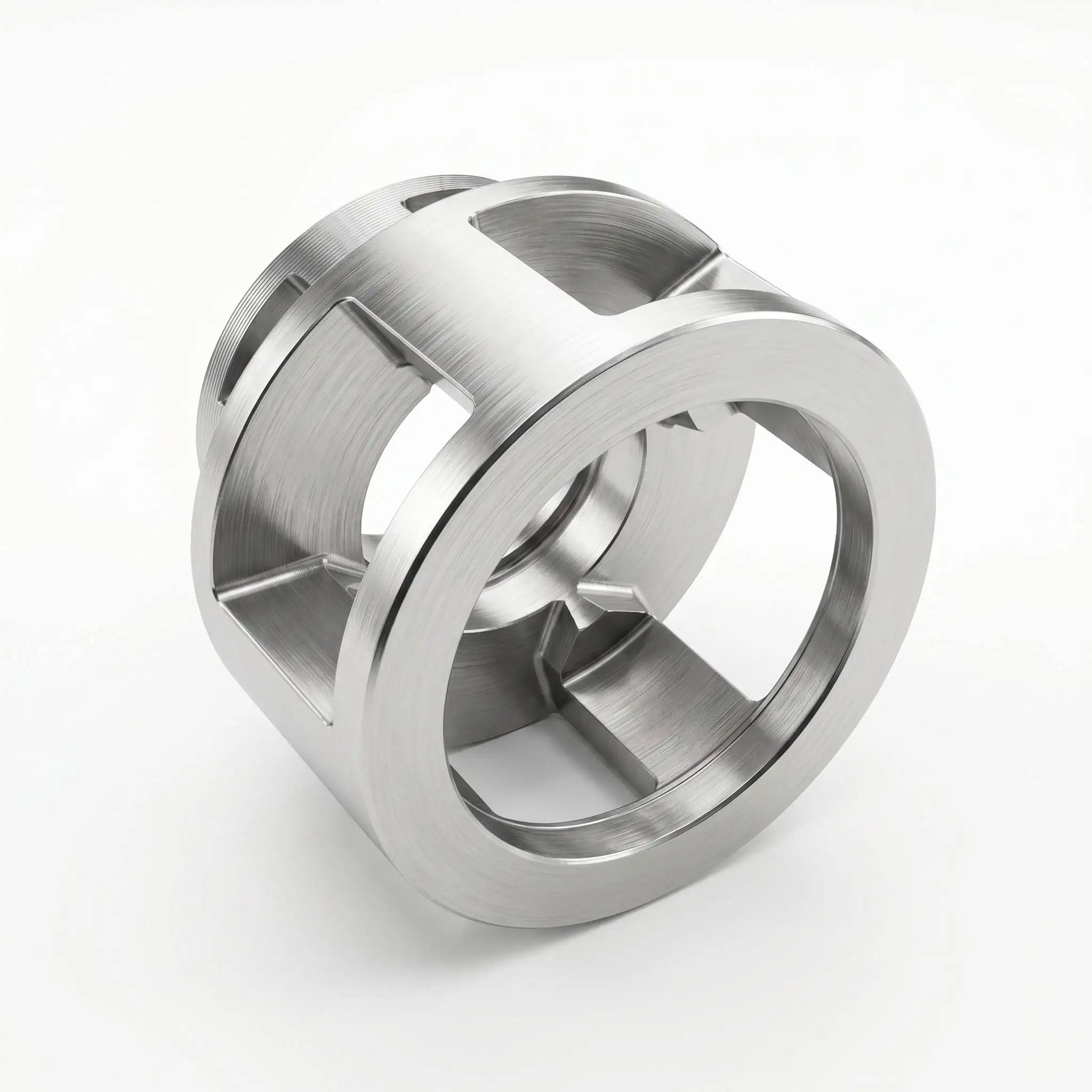 Numerical control turning and milling stainless steel hydraulic cylinder bushings, surface drawing, custom machining