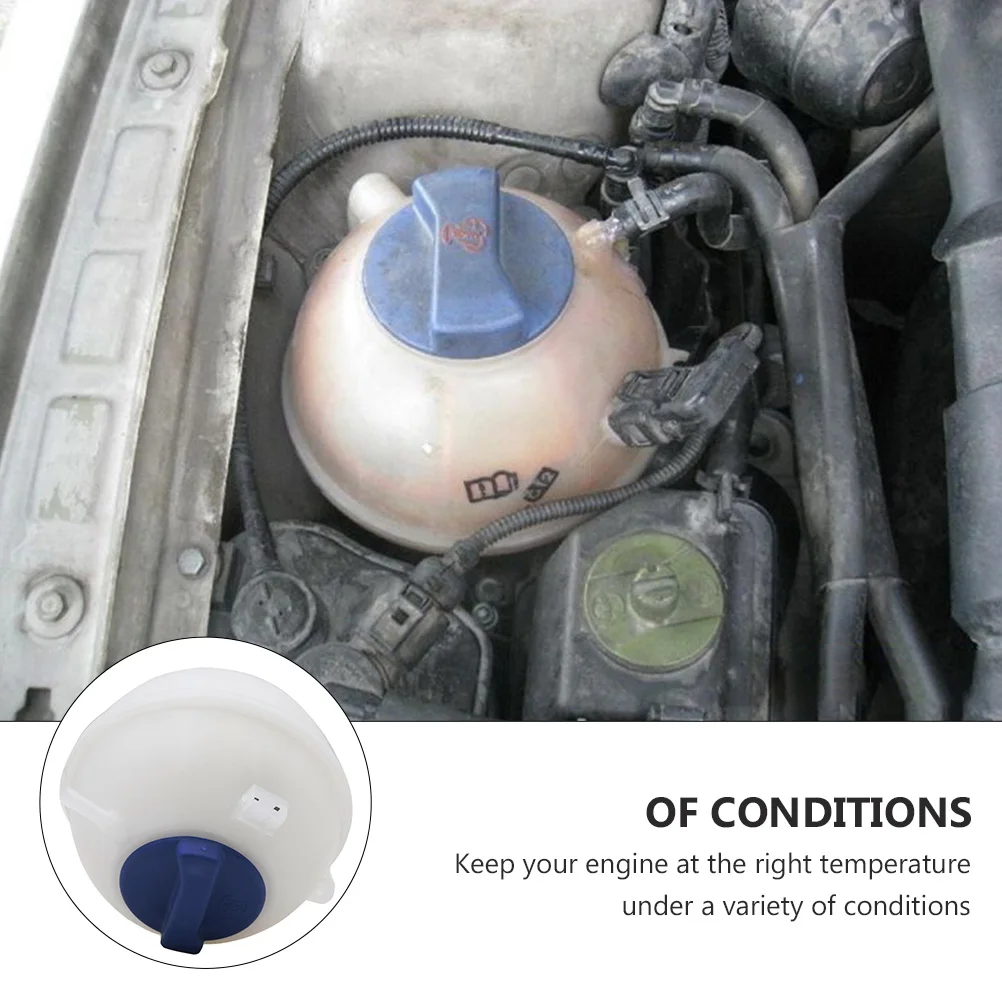 

Radiator Overflow Reservoir Expansion Tank Coolant Recovery Bottle High Temp Resistant Durable Plastic Car Engine Cooling System