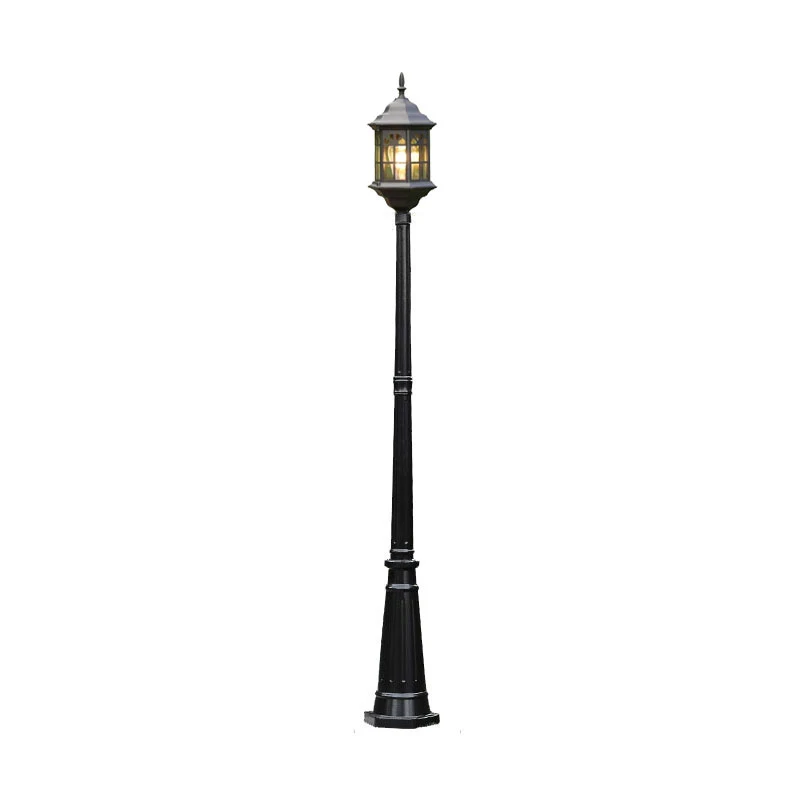 European Street Lamp, Garden Lawn Lamp, Waterproof Lamp, Outdoor Lamp, Landscape Park, Villa, Community, High Pole Lamp ≈2.2M