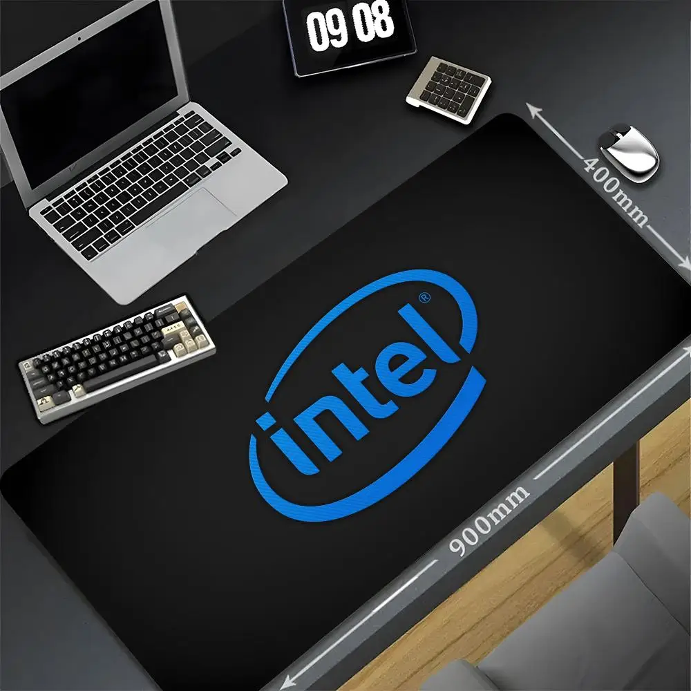 

Intel Mouse Pad 90x40 Cm Kawaii Desk Personalized Pattern Mat Xxl Pc Gamer Gaming Computer Offices Keyboard