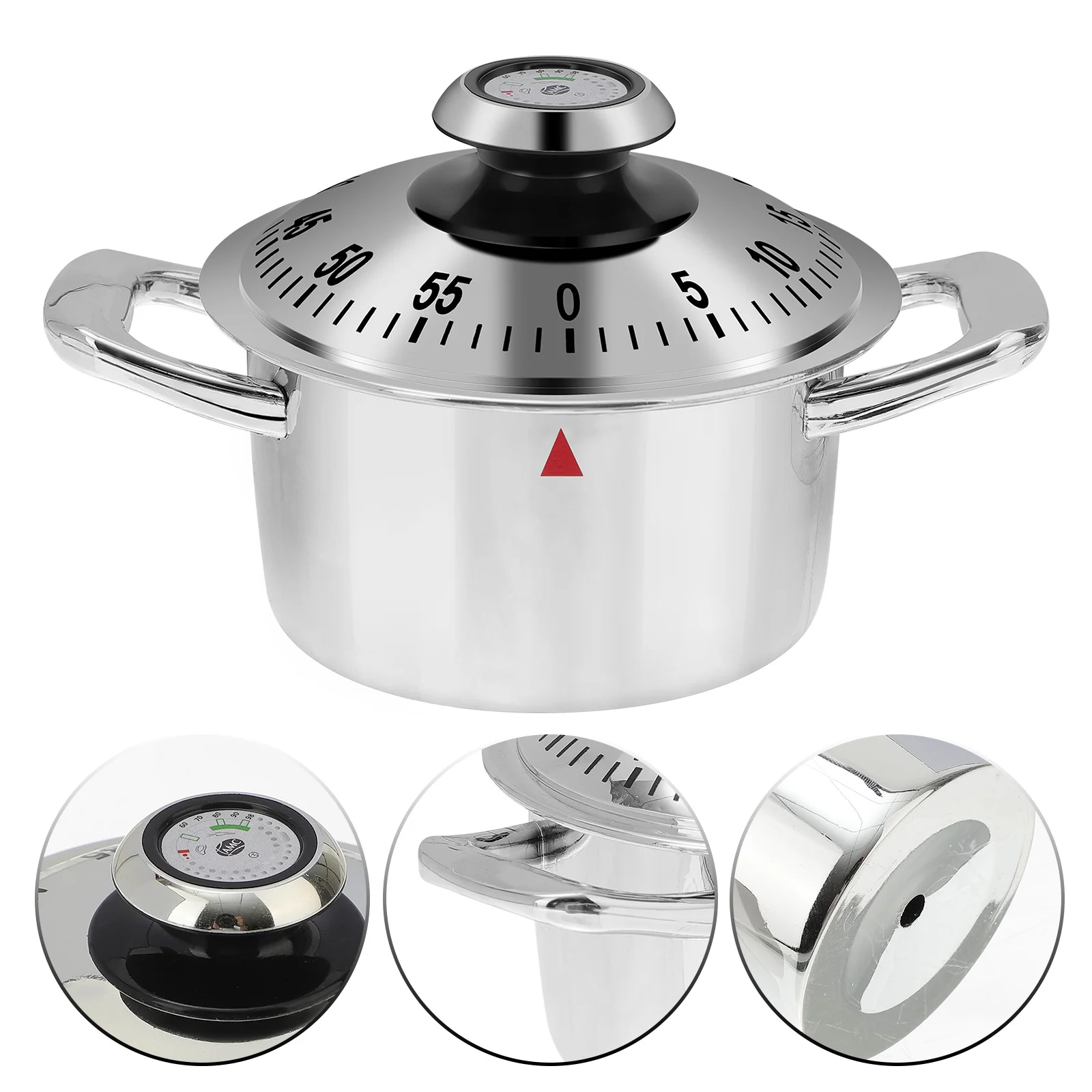 

Timer Kitchen Creative Cooking Baking Mechanical Boiled Eggs Learning Silver Child