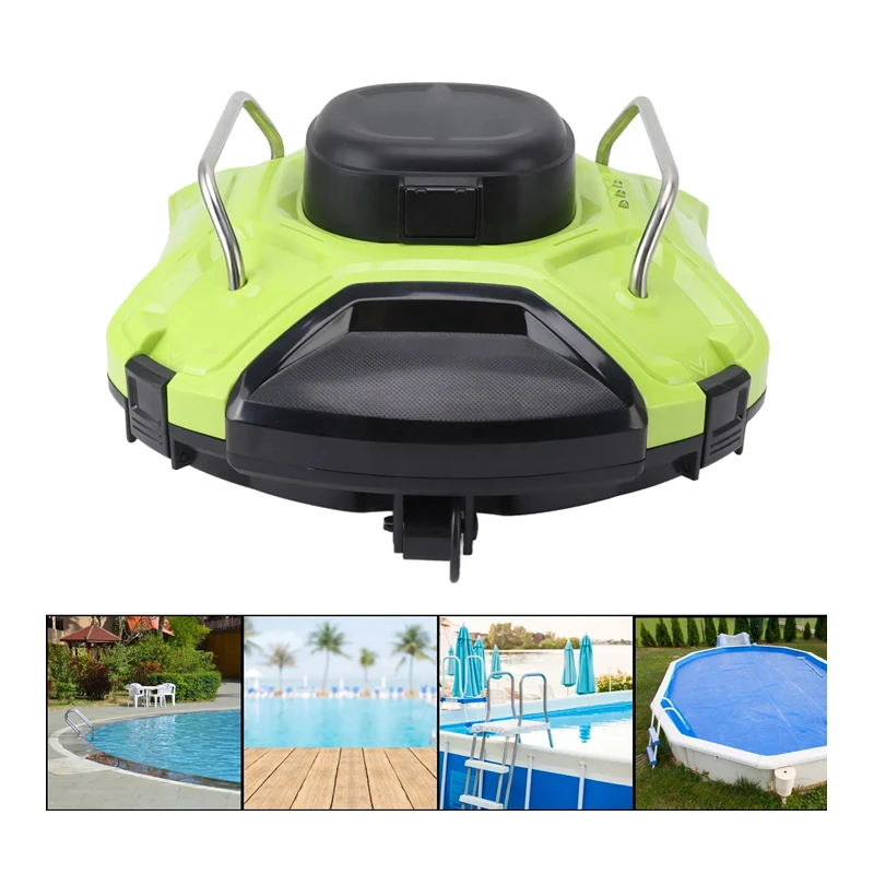 

Powerful Cordless 360 Degree Robotic Pool Cleaner Automatic Route with Battery-Powered Pool Vacuum Cleaner Household Outdoor Use