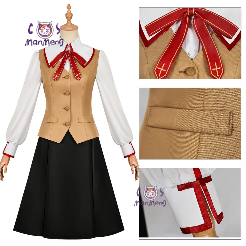 Anime Fate stay night Cosplay Tohsaka Rin Costume Campus style youthful and sweet outfi vest shirt short Halloween uniform