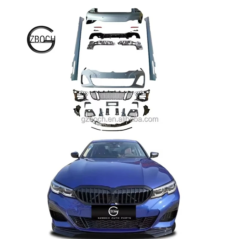 

G20 Sport Body Kit for 3 Series G20 G28 Upgrade MT Car Bumper M Tech Front Bumper Car Grills Side Skirt Rear Diffuser