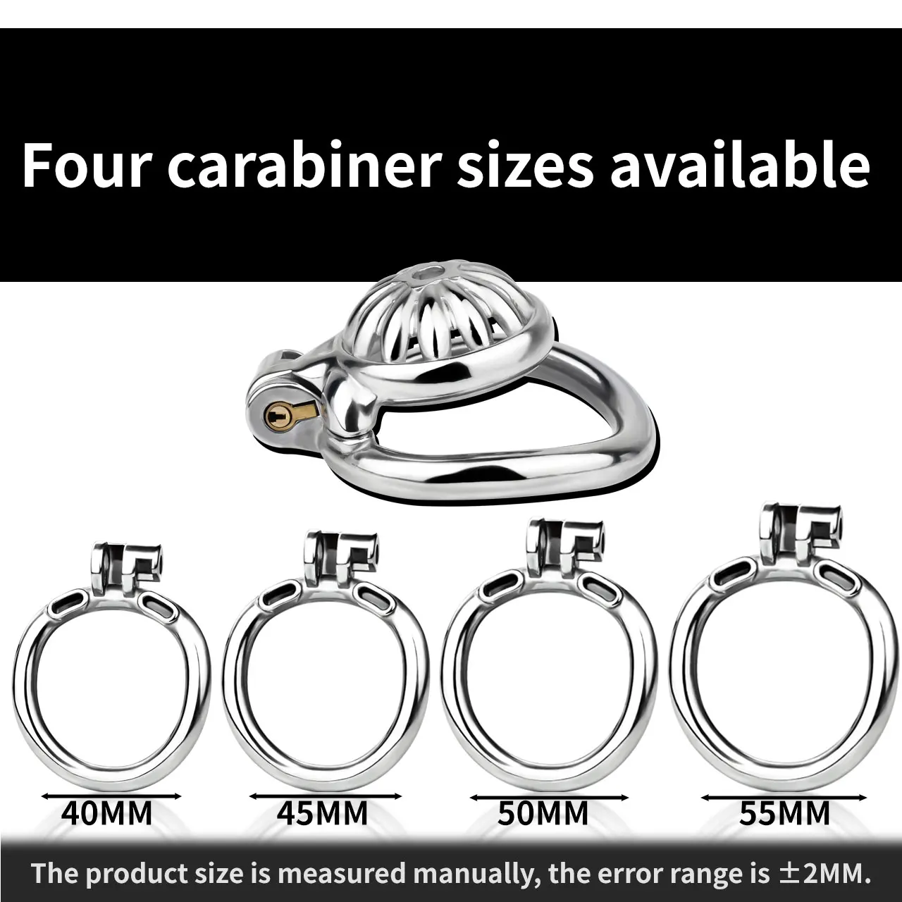 LICKER Stainless Steel Chastity Cage Device With Metal Silicone Catheter Penis Bondage Cock Cages Dick Lock BDSM Games For Men 3