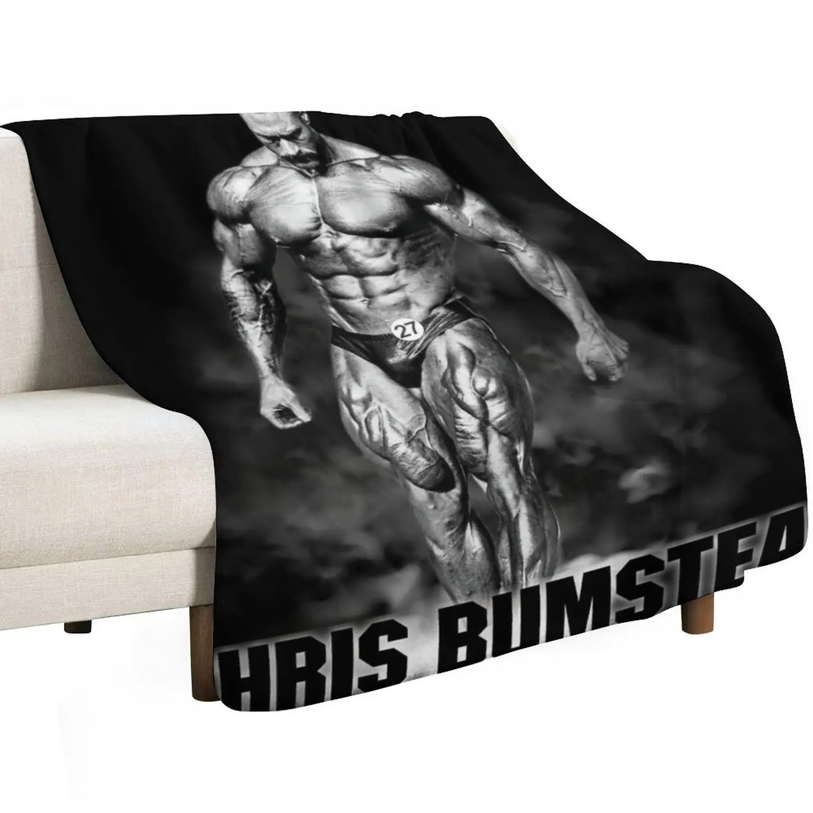 Chris Bumstead CBum Bodybuilder Throw Blanket christmas gifts Designers christmas decoration warm winter Soft Blankets