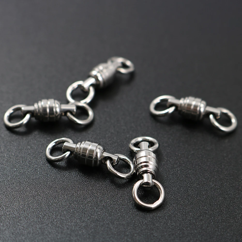 JIGGING PRO Edelstahl Kugellager Wirbel High-Speed Rotation Super Starke Zug Angeln Köder Stecker Zubehör – Detail 9