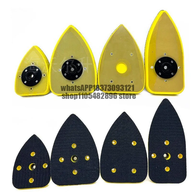 Triangle Pneumatic Glue Plate with Iron Plate Tool Accessories Polishing Wheel Electric Chassis Polishing Tray