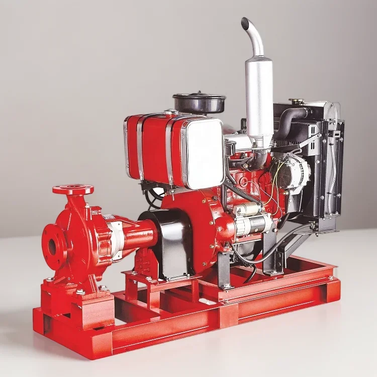 NFPA20 High-Pressure Electric Fire Pump Set 500gpm 75kw Power Marine Machining OEM Customizable Fire Pump Price