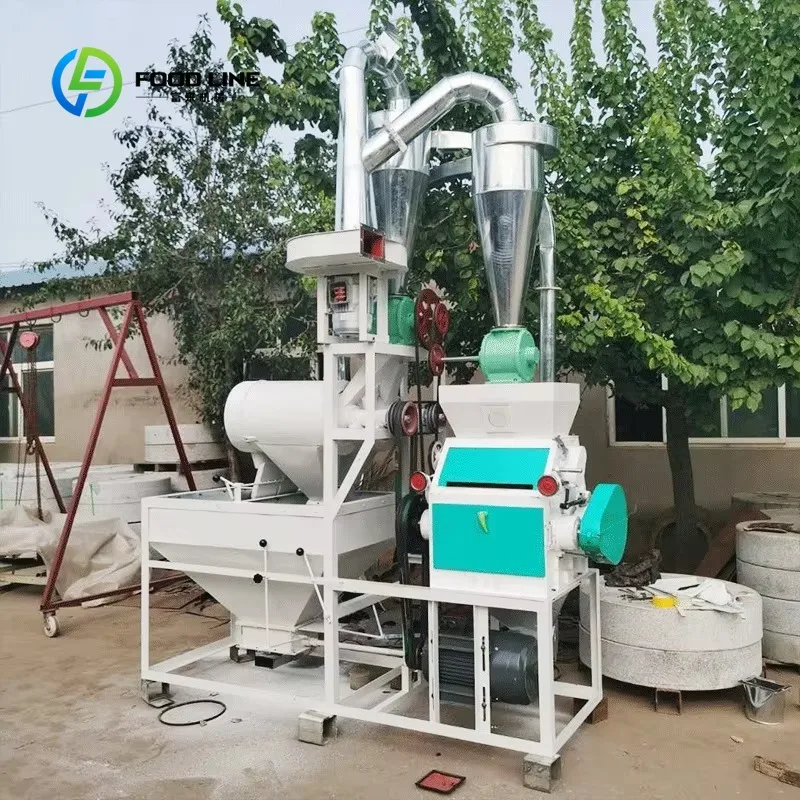 Complete Per Day Wheat Flour Milling Process Line Custom Automatic Flour Mills Machines For Commercial Grain Stable Running