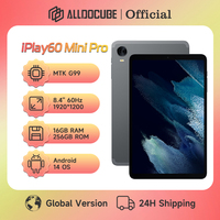 ALLDOCUBE iPlay60 Mini Pro Tablet 8.4 Inch Helio G99 16GB(8GB+8GB Virtual)RAM 128/256GB ROM 6050mAh 4G LTE Android 14 Tablet