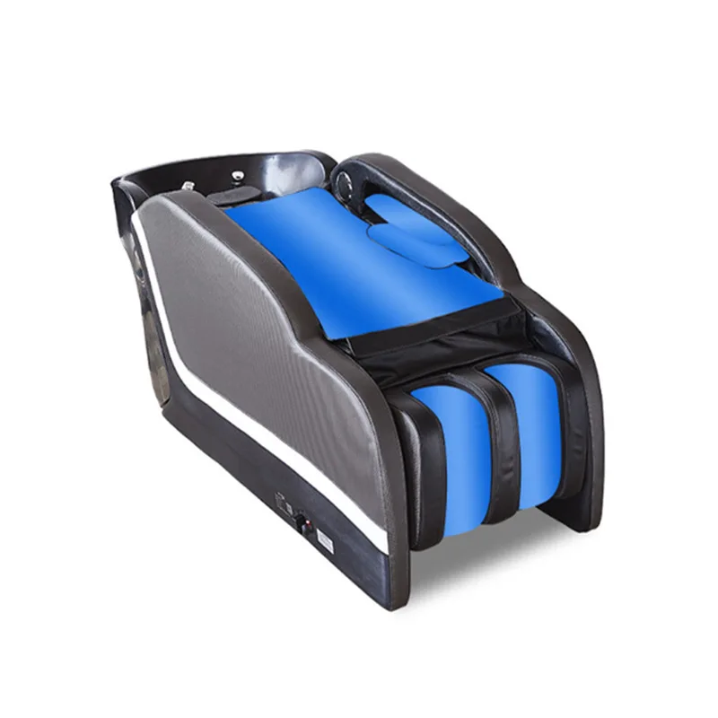 

Интеллектуальная массажная кровать для шампуня с изогнутой направляющей. Плоская кровать для массажа всего тела. Парикмахерская. Парикмахерская.