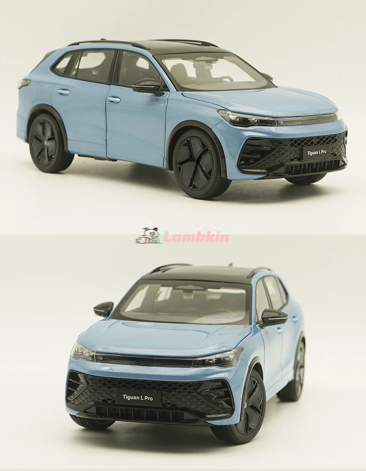 Model Decoration 1:18 1:18 Original SAIC Volkswagen TIGUAN L Pro  L 2024 Alloy Car Model Collector Memorial miniature model