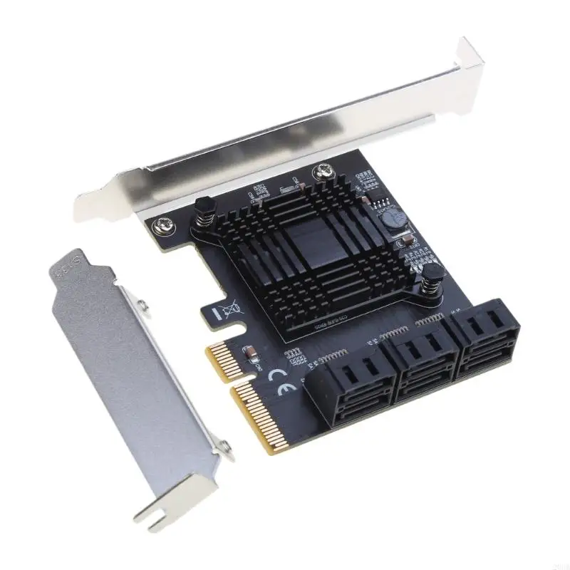 20 cb PCI-E 4X a 6 Card Desktop Support Desktop Solido Discorso Meccanico Supporto