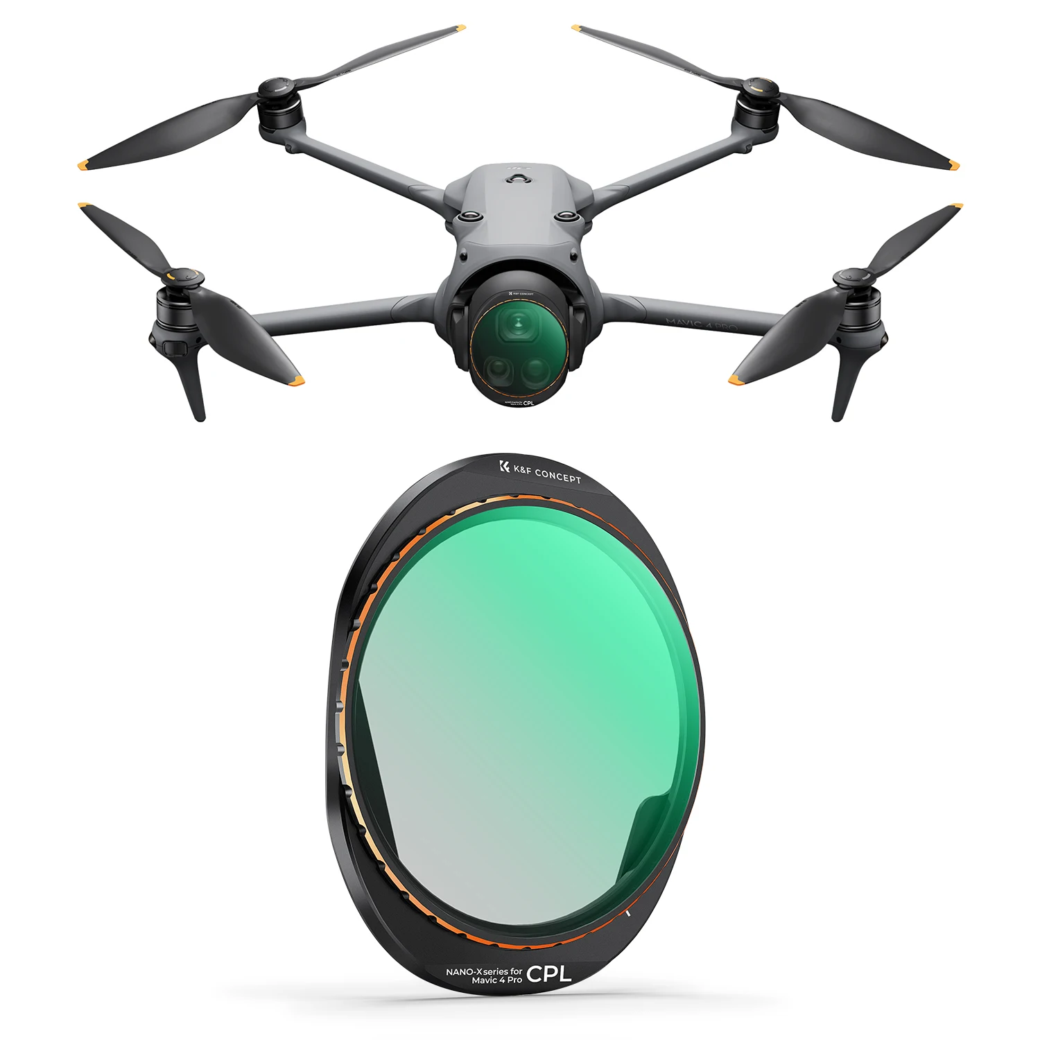 

K&F CONCEPT Upgrade Circular Polarizer CPL Filter for DJI Mavic 4 Pro Multi-Coated HD Optical Glass Drone Accessories