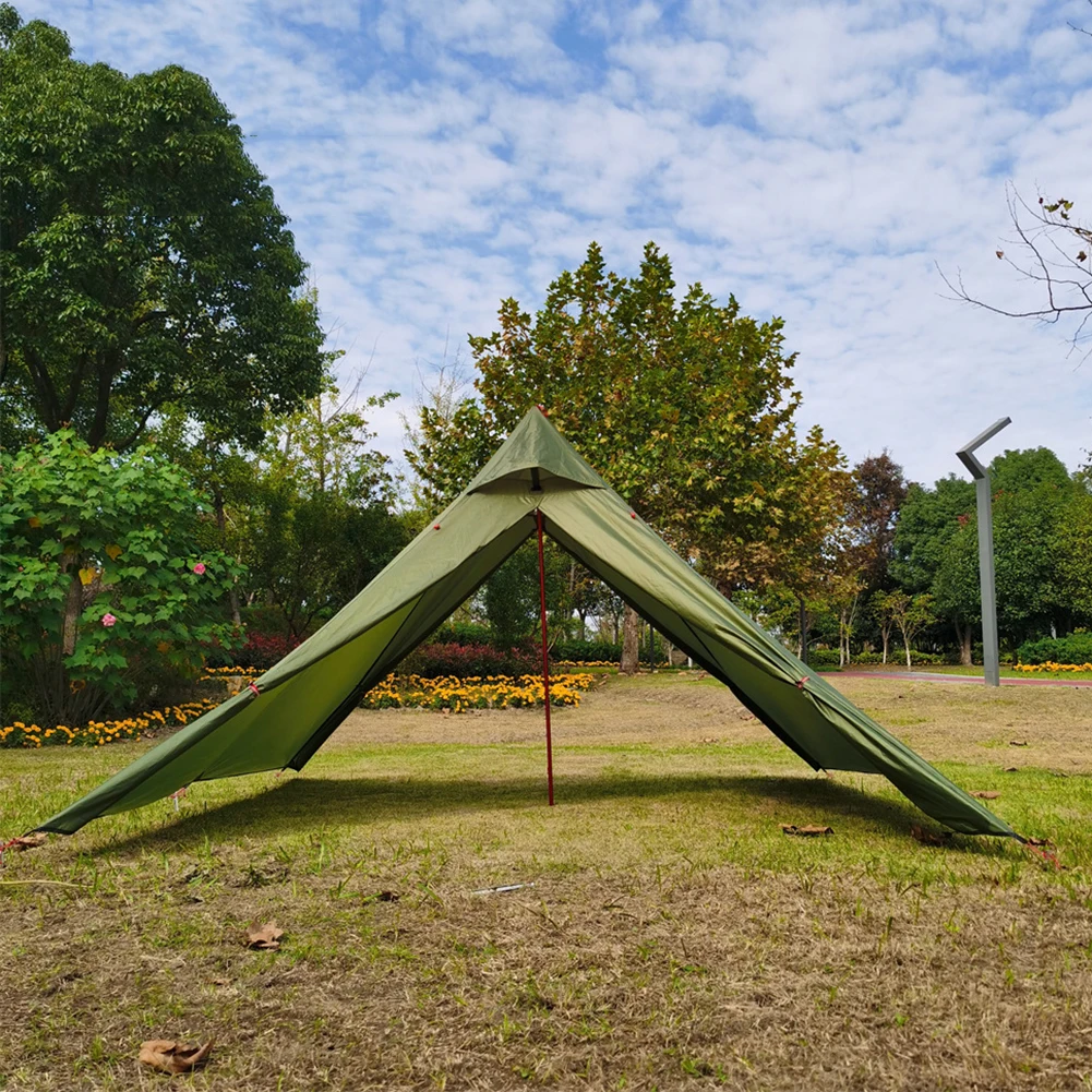 

Tear Resistant Pyramid Shelter Offering Spacious Interior and Great Airflow Perfectly Suited for Family Campouts