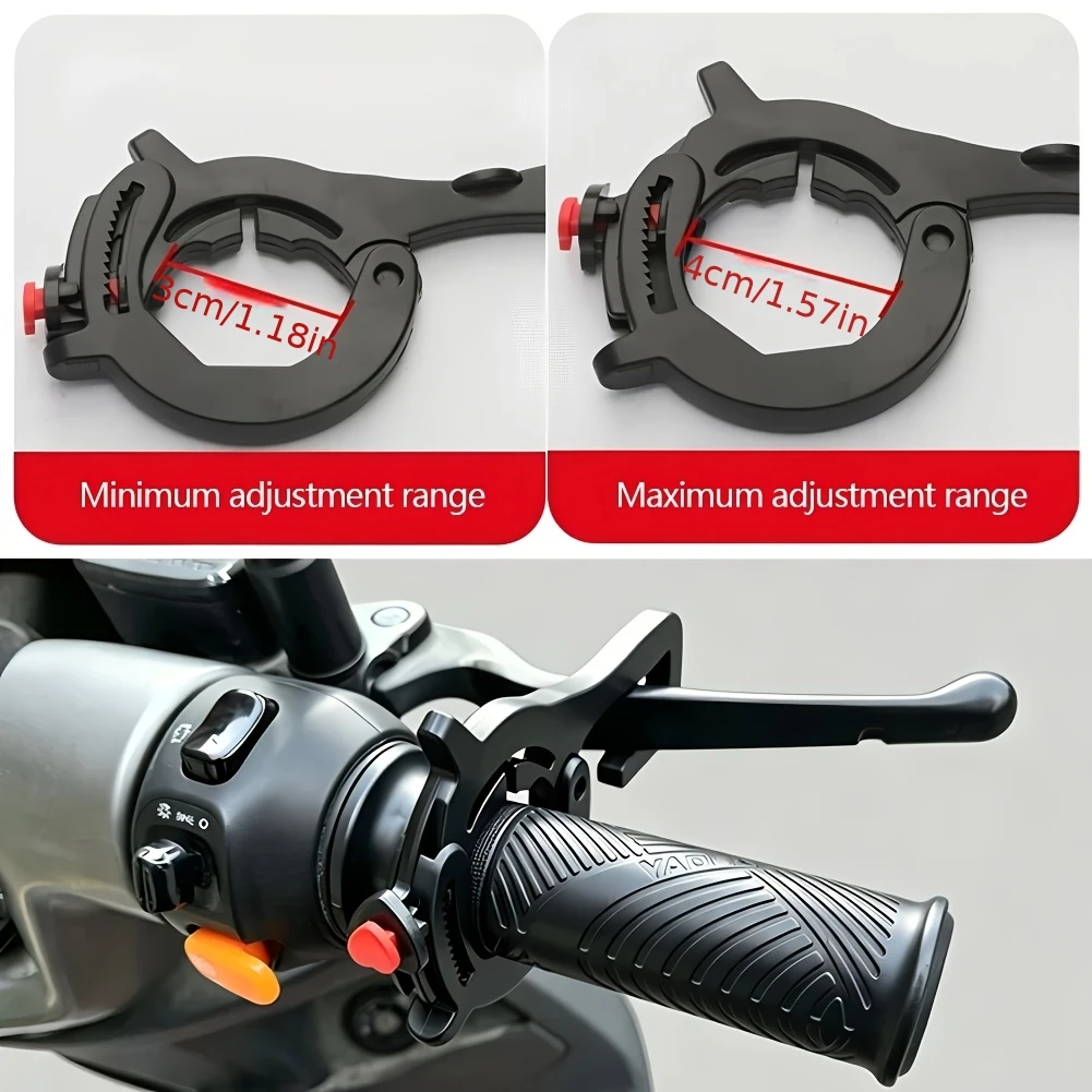 Motorrad-Tempomat Gashebel-Unterstützung Universelle Gashebelverriegelung Tempomat-Hilfe für E-Bike Roller Langstrecken-Gashebelstabilisator – Detail 6