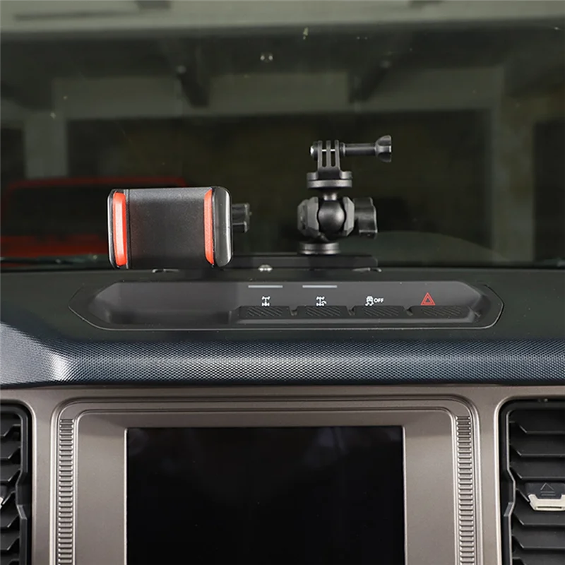 

AU28-Dash Phone Holder And Camera Mount For Ford Bronco 2021-2024 Expansion Phone Camera Bracket Accessories